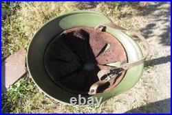 Original-Authentic WW2 WWII Relic German helmet Wehrmacht Restoration MFR8056 #8 Original-Authentic WW2 WWII Relic German helmet Wehrmacht Restoration MFR8056 #8