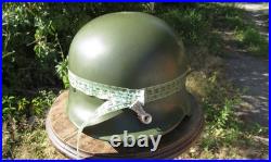 Original-Authentic WW2 WWII Relic German helmet Wehrmacht Restoration MFR8056 #8 Original-Authentic WW2 WWII Relic German helmet Wehrmacht Restoration MFR8056 #8