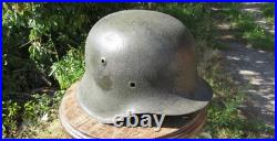 Original-Authentic WW2 WWII Relic German helmet Wehrmacht Restoration hkp 66 #5