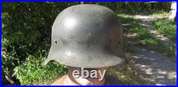 Original-Authentic WW2 WWII Relic German helmet Wehrmacht Restoration hkp 66 #5