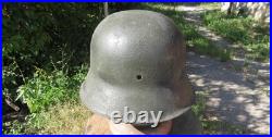 Original-Authentic WW2 WWII Relic German helmet Wehrmacht Restoration hkp 66 #5