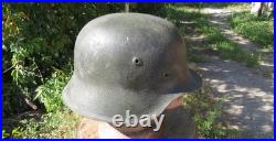 Original-Authentic WW2 WWII Relic German helmet Wehrmacht Restoration hkp 66 #5