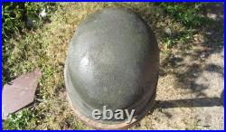Original-Authentic WW2 WWII Relic German helmet Wehrmacht Restoration hkp 66 #5