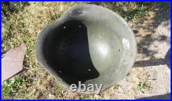 Original-Authentic WW2 WWII Relic German helmet Wehrmacht Restoration hkp 66 #5