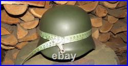Original-Authentic WW2 WWII Relic German helmet Wehrmacht Restoration size66 #10