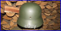 Original-Authentic WW2 WWII Relic German helmet Wehrmacht Restoration size66 #10