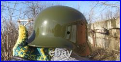 Original-Authentic WW2 WWII Relic German helmet Wehrmacht Restoration size66 #7