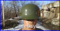 Original-Authentic WW2 WWII Relic German helmet Wehrmacht Restoration size66 #7