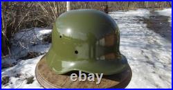 Original-Authentic WW2 WWII Relic German helmet Wehrmacht Restoration size66 #7 Original-Authentic WW2 WWII Relic German helmet Wehrmacht Restoration size66 #7