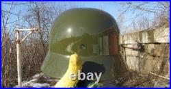 Original-Authentic WW2 WWII Relic German helmet Wehrmacht Restoration size66 #7