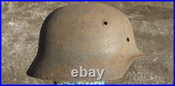 Original-Authentic WW2 WWII Relic German helmet Wehrmacht Stamp 64 / 1095 #185