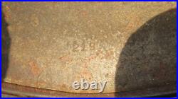 Original-Authentic WW2 WWII Relic German helmet Wehrmacht mfr Stamp Q62/219 #171