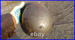 Original-Authentic WW2 WWII Relic German helmet Wehrmacht mfr Stamp Q62/219 #171