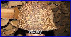 Original-Authentic WW2 WWII Relic German helmet Wehrmacht mfr Stamp S7/89 #45