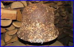 Original-Authentic WW2 WWII Relic German helmet Wehrmacht mfr Stamp S7/89 #45