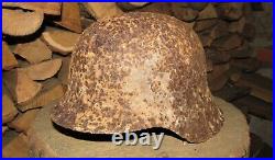 Original-Authentic WW2 WWII Relic German helmet Wehrmacht mfr Stamp S7/89 #45