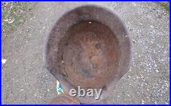 Original-Authentic WW2 WWII Relic German helmet Wehrmacht mfr Stamp hkp62 #173