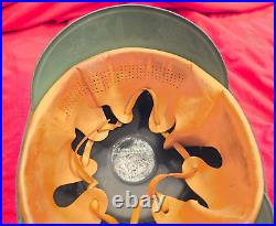 Original EREL WW2 WWII German HAMBURG POLICE POLIZEI HELMET SHAKO TSCHAKO Hat