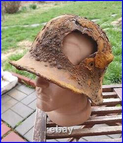 Original German Helmet M16 Relic of Battlefield WW2 World War 2