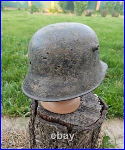 Original German Helmet M18 Wehrmacht Uniform Relic of Battlefield WW2 WW1 Original German Helmet M18 Wehrmacht Uniform Relic of Battlefield WW2 WW1