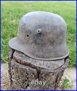 Original German Helmet M18 Wehrmacht Uniform Relic of Battlefield WW2 WW1 Original German Helmet M18 Wehrmacht Uniform Relic of Battlefield WW2 WW1