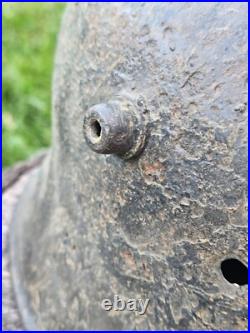 Original German Helmet M18 Wehrmacht Uniform Relic of Battlefield WW2 WW1 Original German Helmet M18 Wehrmacht Uniform Relic of Battlefield WW2 WW1