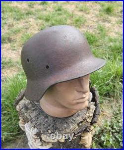 Original German Helmet M35/62 Wehrmacht Relic of Battlefield WW2 Smallest Size