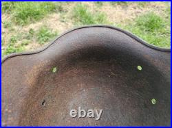 Original German Helmet M35/62 Wehrmacht Relic of Battlefield WW2 Smallest Size