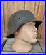 Original-German-Helmet-M35-64-Headshot-Damages-Relic-of-Battlefield-WW2-Number-01-he