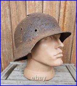 Original German Helmet M35 / 64 Relic of Battlefield WW2 World War 2 East Front