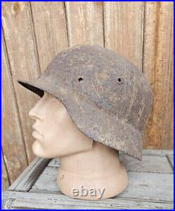 Original German Helmet M35 / 64 Relic of Battlefield WW2 World War 2 East Front