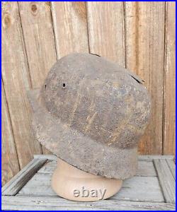 Original German Helmet M35 / 64 Relic of Battlefield WW2 World War 2 East Front