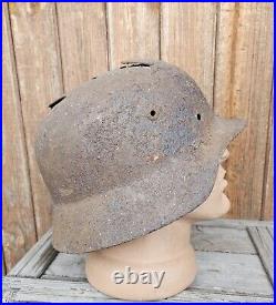 Original German Helmet M35 / 64 Relic of Battlefield WW2 World War 2 East Front