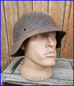 Original German Helmet M35 / 64 Relic of Battlefield WW2 World War 2 East Front