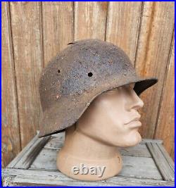 Original German Helmet M35 / 64 Relic of Battlefield WW2 World War 2 East Front