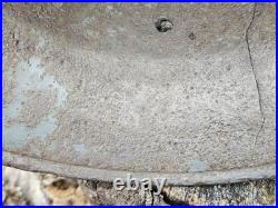 Original German Helmet M35 / 64 Wehrmacht Relic Of WW2 Number EF64 Two Decals