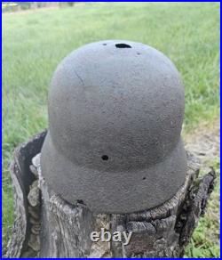 Original German Helmet M35/66 Wehrmacht Relic of Battlefield WW2
