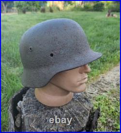 Original German Helmet M35/66 Wehrmacht Relic of Battlefield WW2