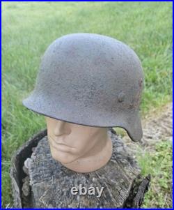 Original German Helmet M35/66 Wehrmacht Relic of Battlefield WW2