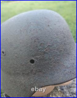 Original German Helmet M35/66 Wehrmacht Relic of Battlefield WW2