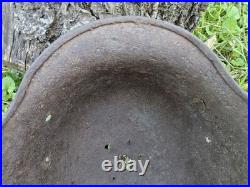 Original German Helmet M35/66 Wehrmacht Relic of Battlefield WW2 Original German Helmet M35/66 Wehrmacht Relic of Battlefield WW2