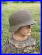 Original-German-Helmet-M35-66-Wehrmacht-Relic-of-Battlefield-WW2-Decals-Numbers-01-ur