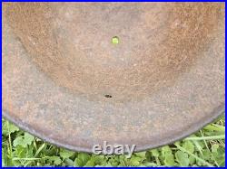 Original German Helmet M35/66 Wehrmacht Relic of Battlefield WW2 Decals Numbers