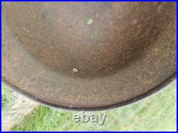 Original German Helmet M35/66 Wehrmacht Relic of Battlefield WW2 Decals Numbers