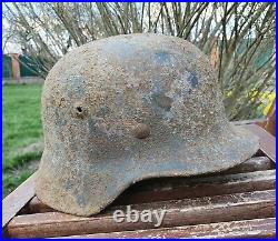 Original German Helmet M35 Relic of Battlefield WW2 World War 2 Liner