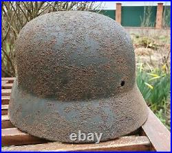 Original German Helmet M35 Relic of Battlefield WW2 World War 2 Liner Decal
