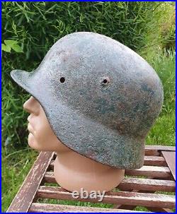 Original German Helmet M35 WW2 World War 2 Size 64 Relic of Battlefield