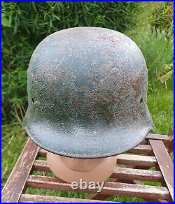 Original German Helmet M35 WW2 World War 2 Size 64 Relic of Battlefield