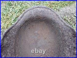 Original German Helmet M40 / 62 Relic of Battlefield WW2 Small Size Rare