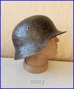 Original German Helmet M40 / 64 Wehrmacht Relic Of Battlefield WW2 World War 2